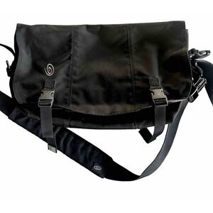 Timbuk2 Commute Black Nylon Tablet Laptop Messenger Shoulder Crossbody Bag 2.0